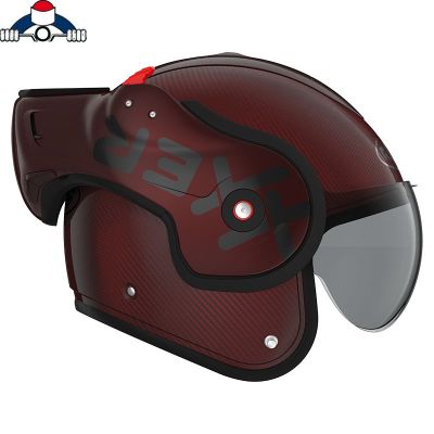 HELM ROOF BOXXER CARBON MONO RED M/58