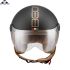 HELM BEON DESIGN MAT ZWART BRUIN LUXE XL