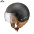 HELM BEON DESIGN MAT ZWART BRUIN LUXE XL