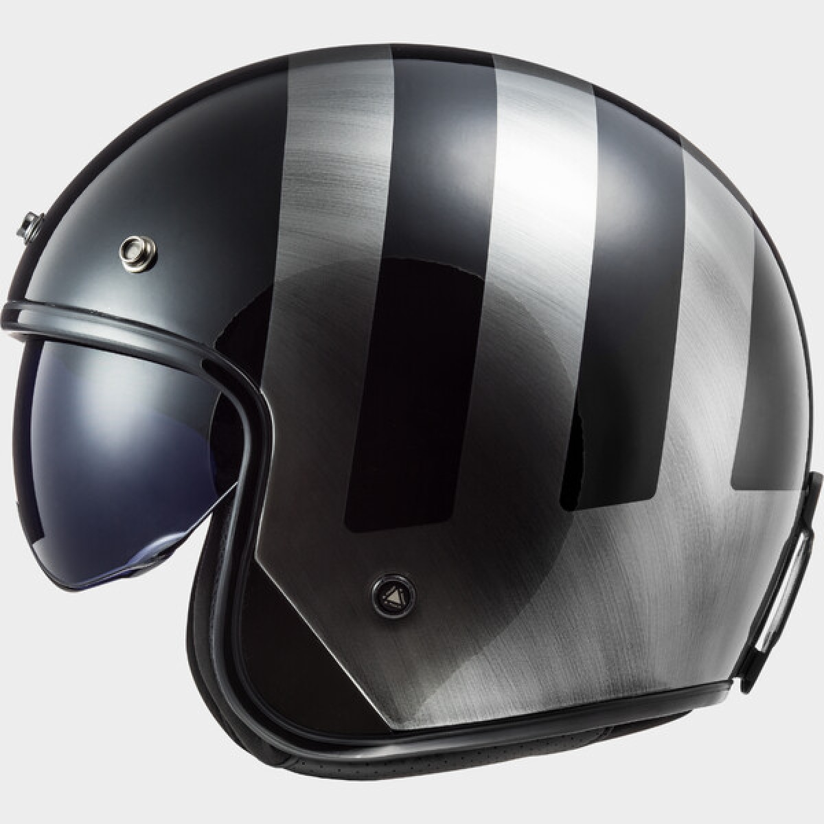 HELM LS2 OF601 BOB II LINES BLACK JEANS-06 L