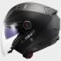 HELM LS2 OF603 INFINITY II SOLID MAT ZWART MAAT L