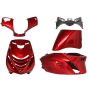 KAPPENSET PIAGGIO ZIP-2000 SP AUDI CANDY RED RS1
