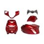 Kappenset Piaggio Zip SP 2000 Apple Candy Red 2T / 4T 5-delig