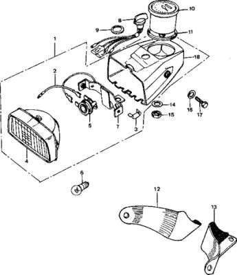 Headlight Speedometer BNLFRDX