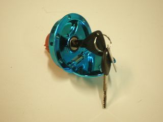 TANKDOP YAMAHA AEROX MET SLOT BLAUW