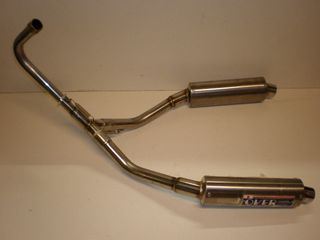 UITLAAT OVERRACING DUBBEL TITANIUM MONKEY/DAX KORT | Leertouwer Bromfietsen  B.V.