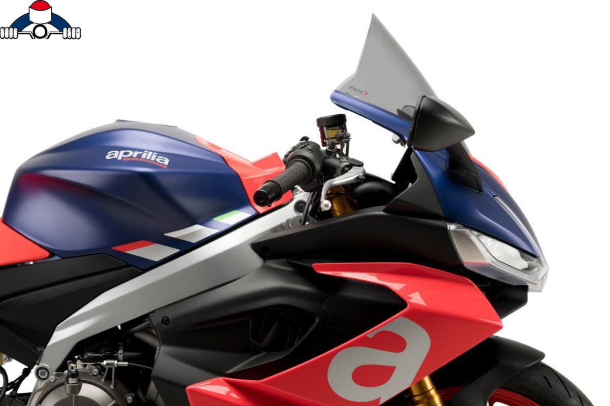 Puig 7615 N Racing scherm voor Aprilia Tuono V4 RR/Factory 15 17 , zwart